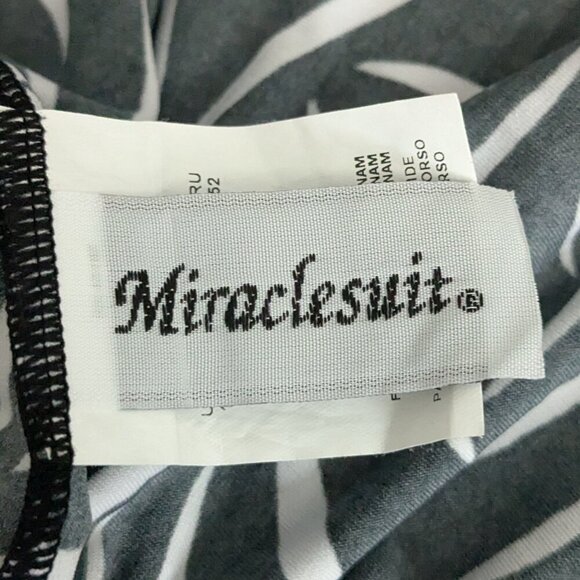 Miraclesuit Tankini Top Women's 16 Underwire Swim Top Hard to be Leaf Malibu - Picture 5 of 11